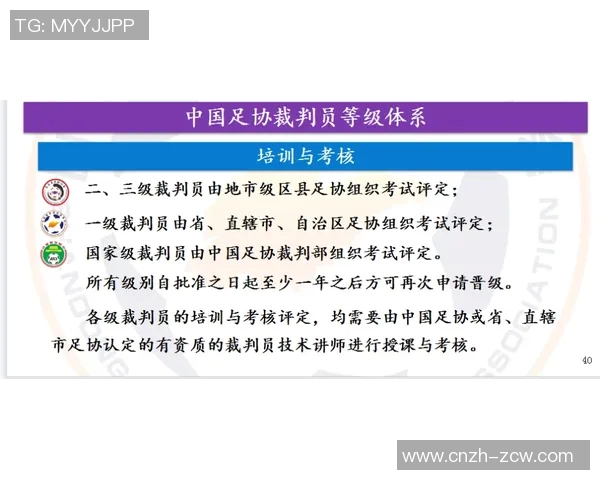 足球裁判员等级体系解析与提升路径探讨助力中国足球发展